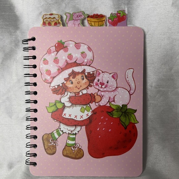 Other - Strawberry‎ Shortcake Custard 4-Tab Journal Notebook 96 Pages Inkology 2024
